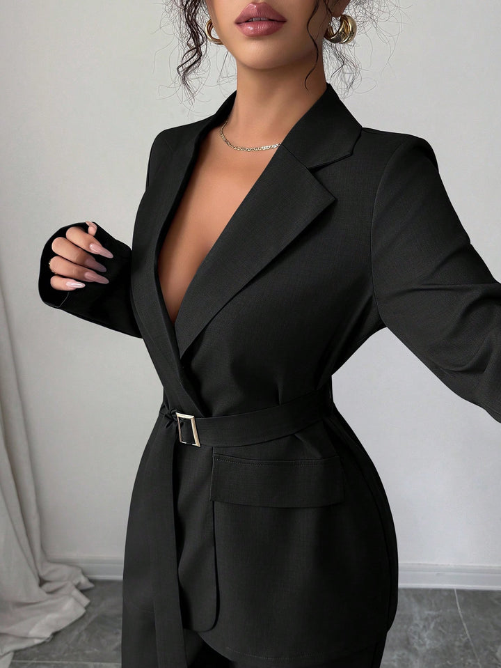 Costum SHEIN, negru