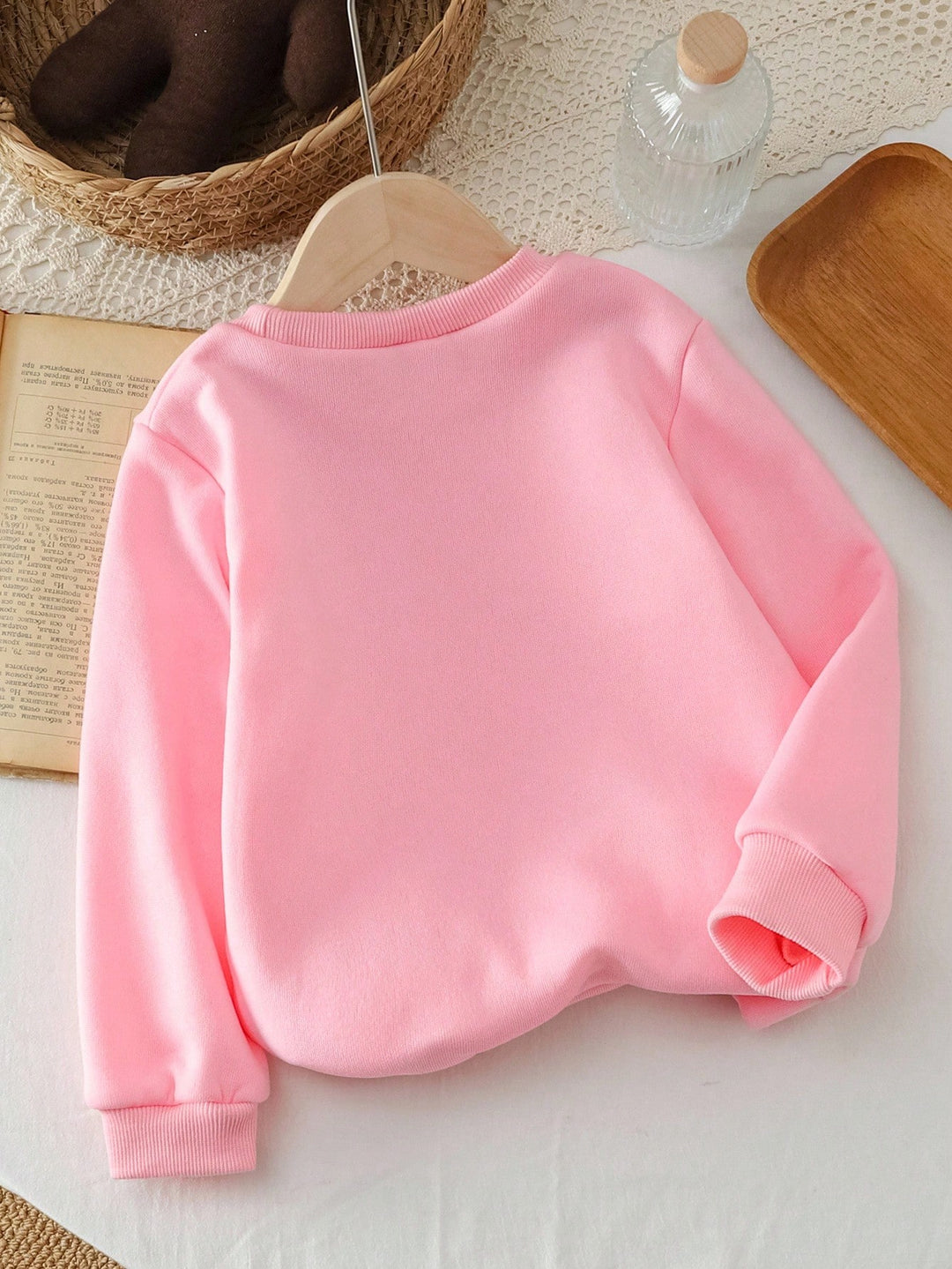 SHEIN hoodie, pink