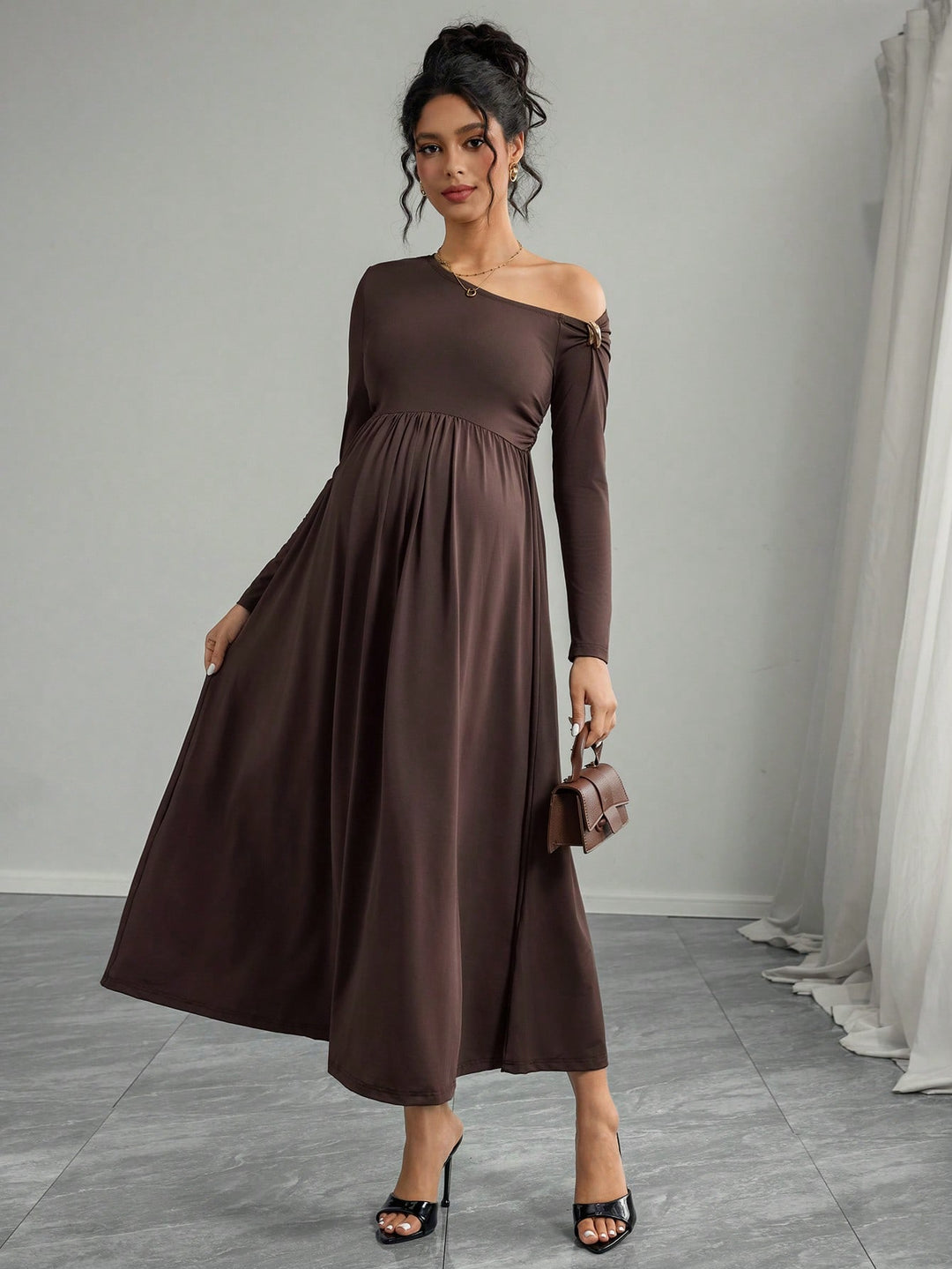 Rochie SHEIN, maro