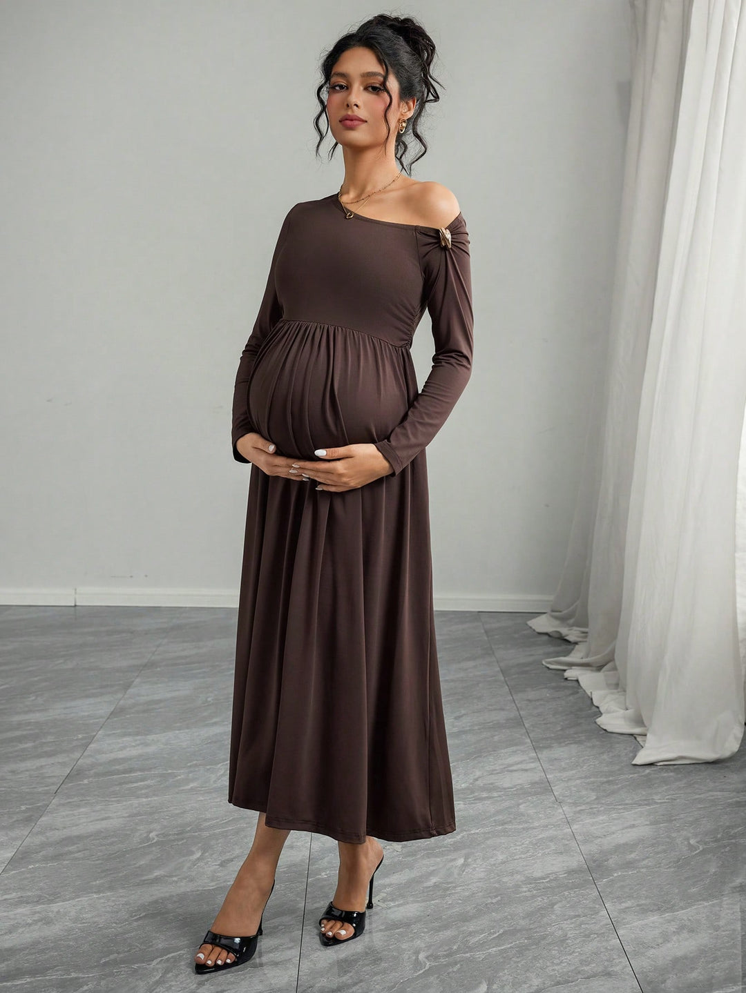 Rochie SHEIN, maro