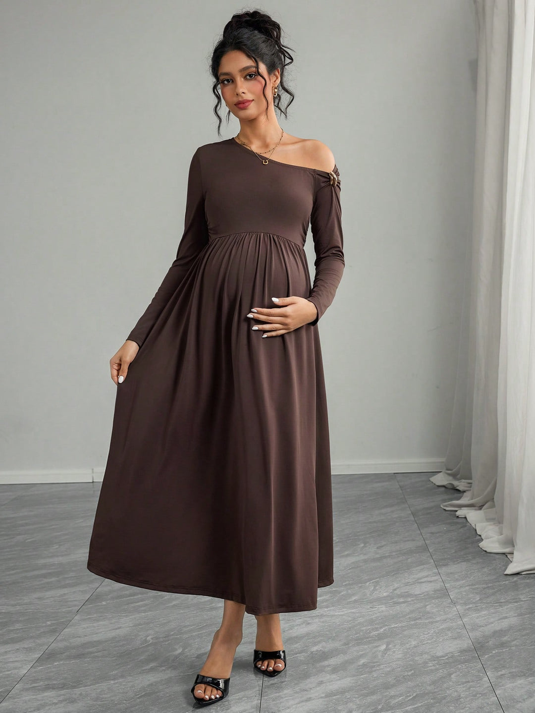 Rochie SHEIN, maro