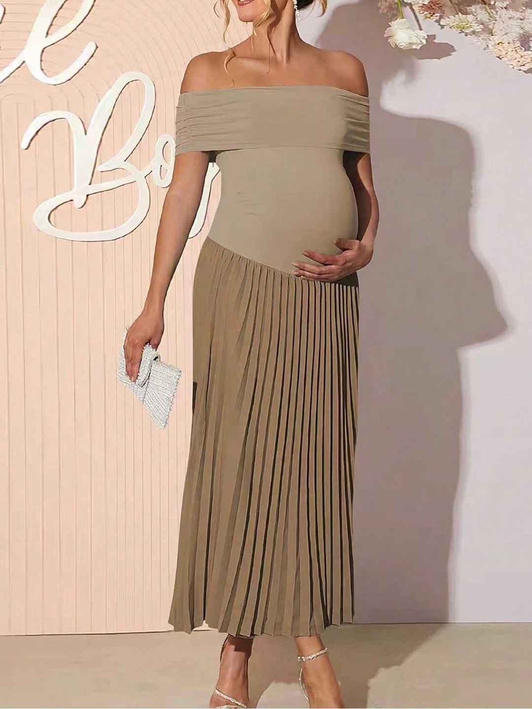 SHEIN maxi ruha, barna