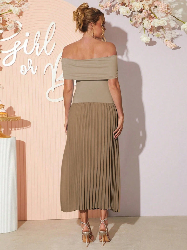 SHEIN maxi ruha, barna