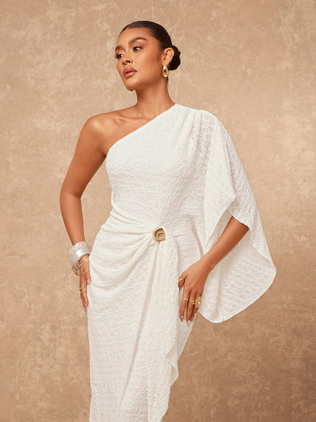 Rochie maxi SHEIN, portocaliu