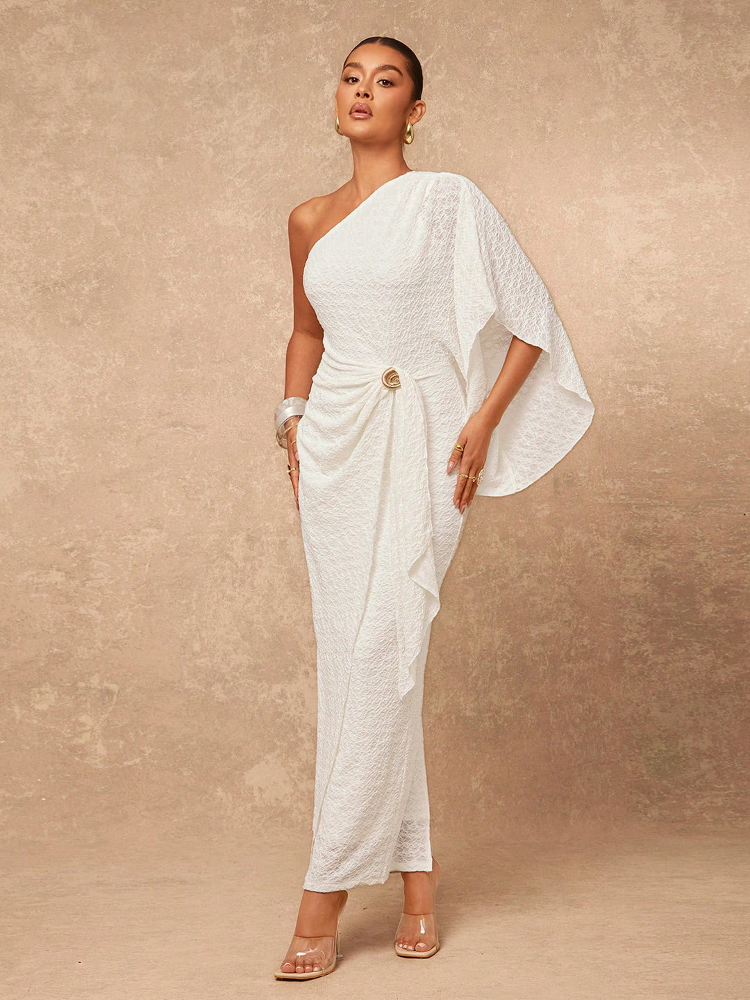 Rochie maxi SHEIN, portocaliu