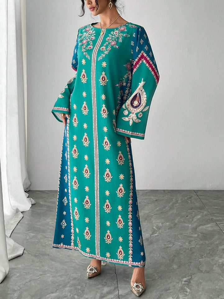 Rochie maxi SHEIN, mix culori