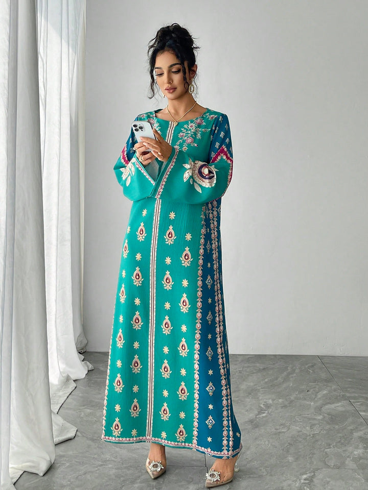 Rochie maxi SHEIN, mix culori