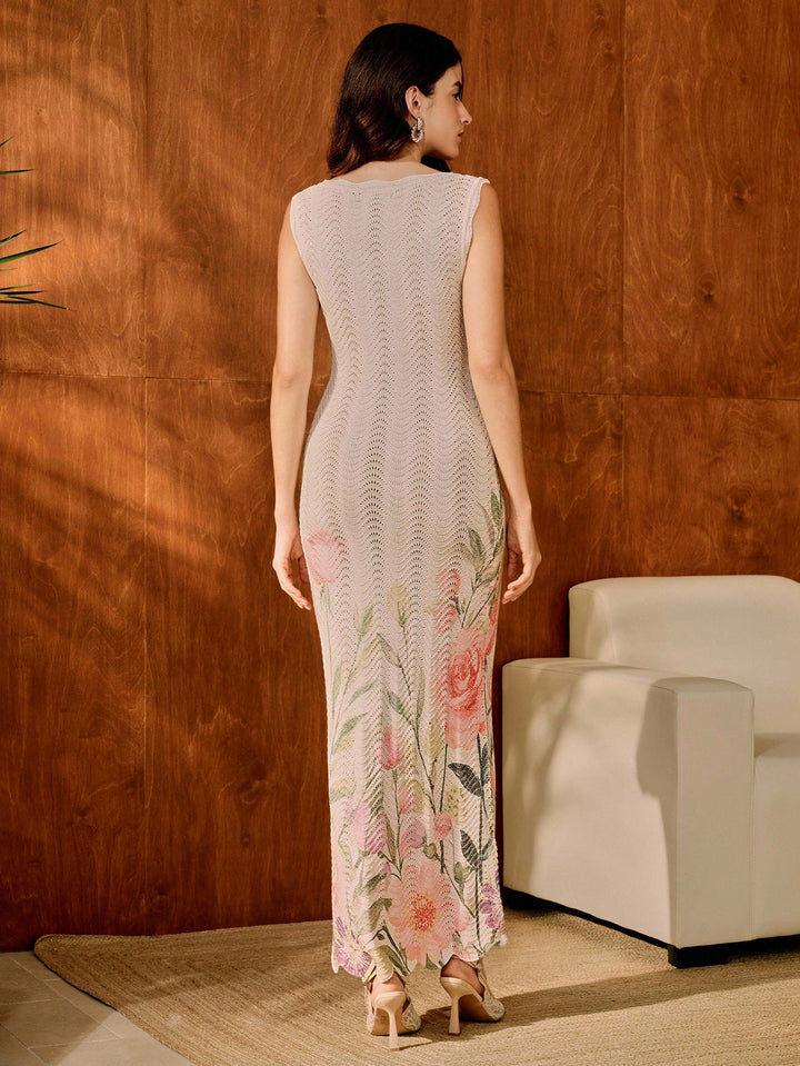 Rochie maxi SHEIN, mix culori