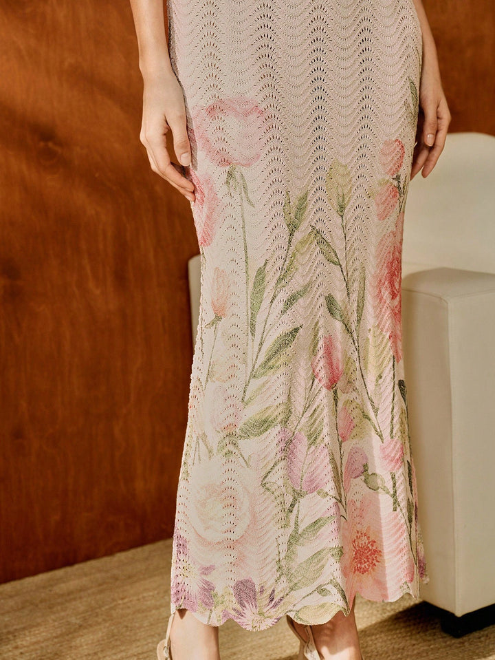 Rochie maxi SHEIN, mix culori