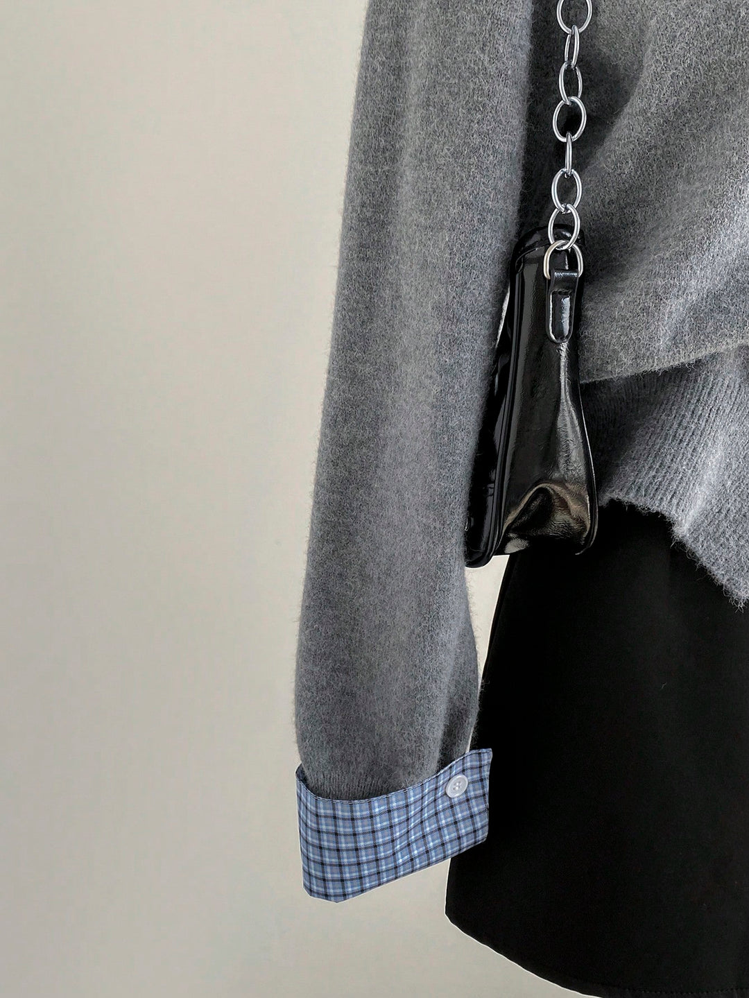 Cardigan SHEIN, gri