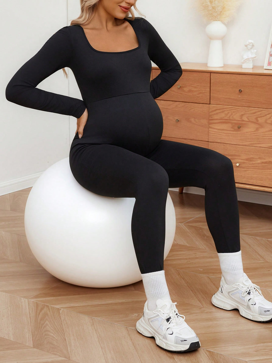 Set activewear SHEIN, negru
