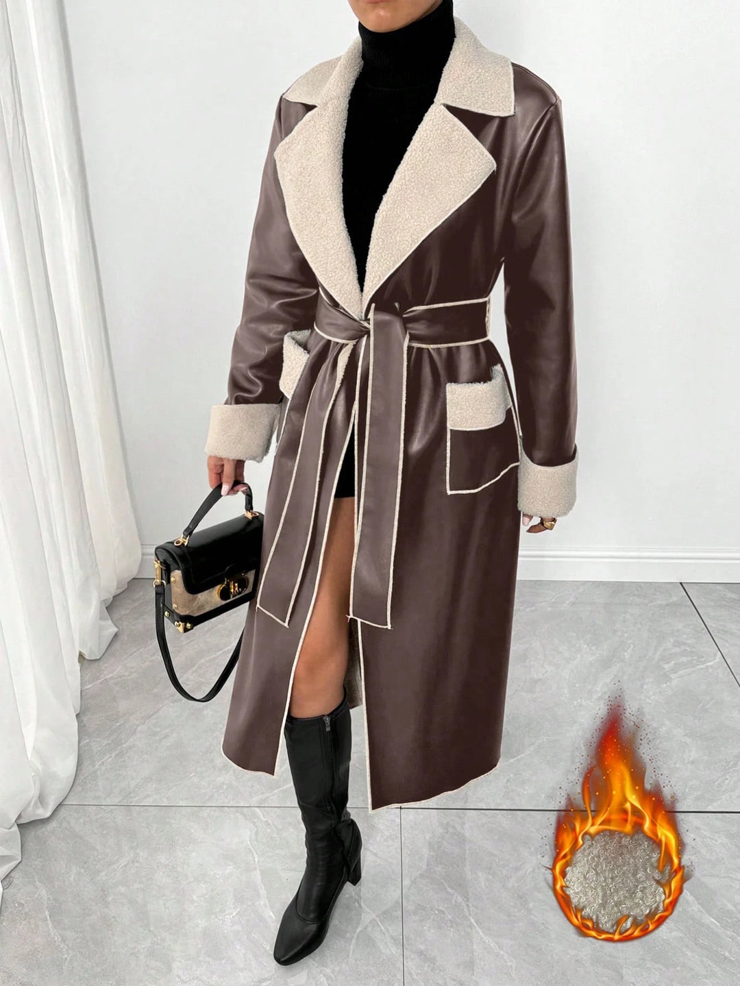 Trench lung SHEIN, maro