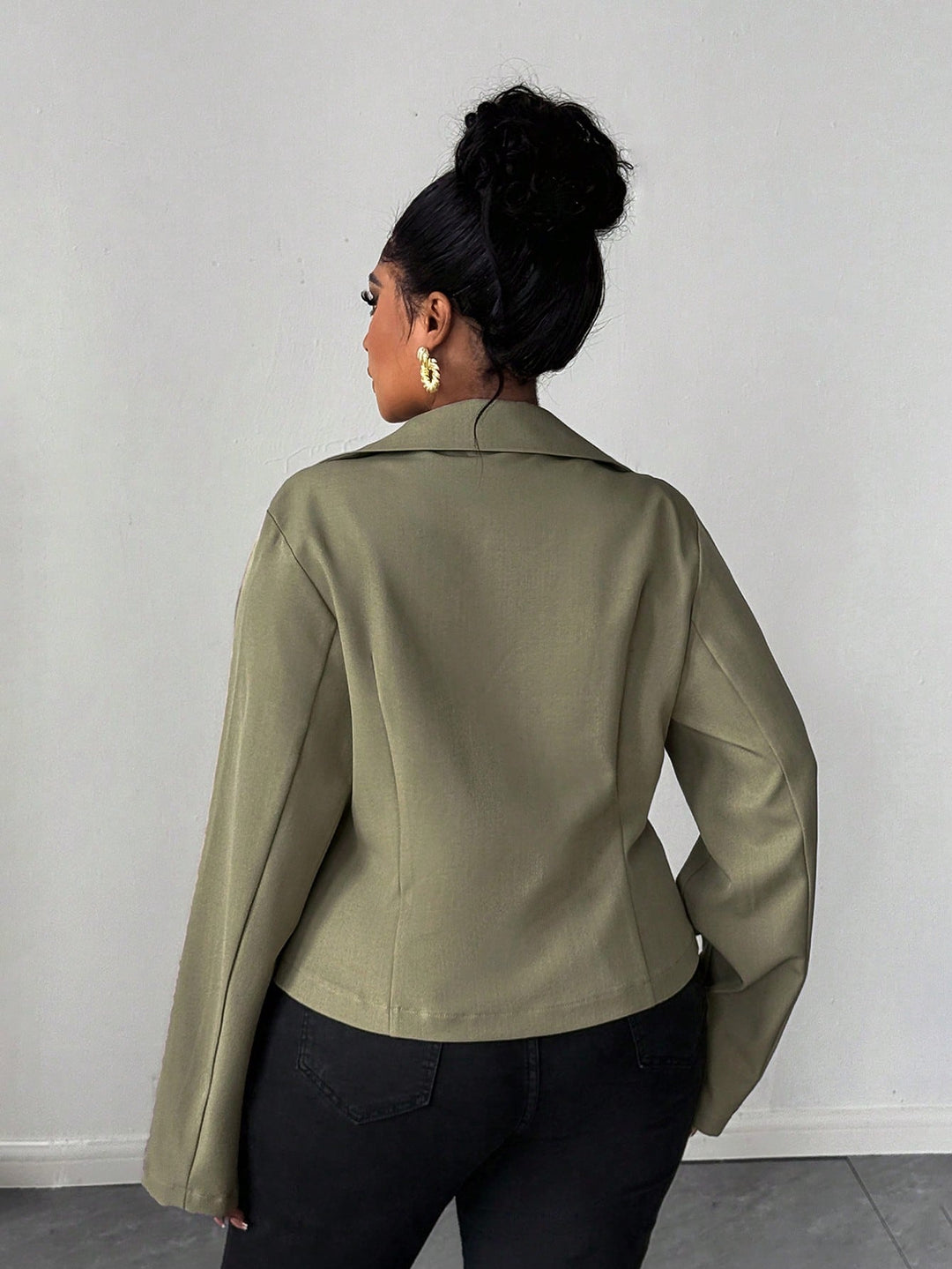 SHEIN kabát, khaki
