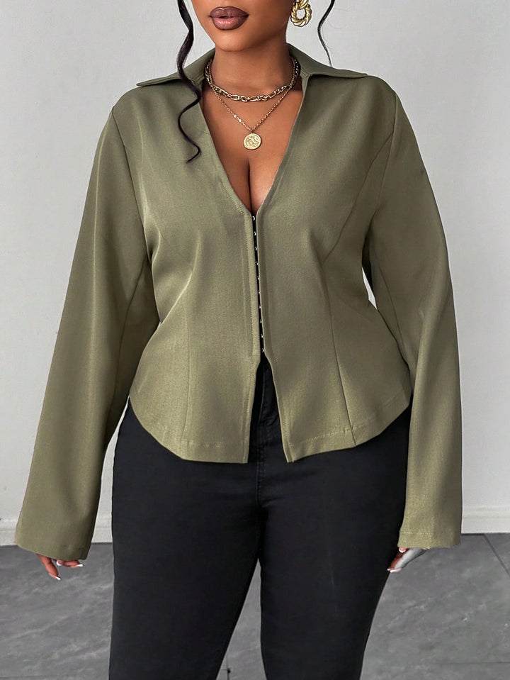 SHEIN kabát, khaki