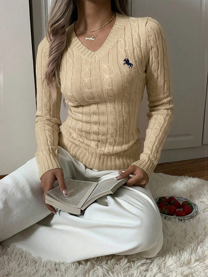 Pulóver SHEIN, khaki