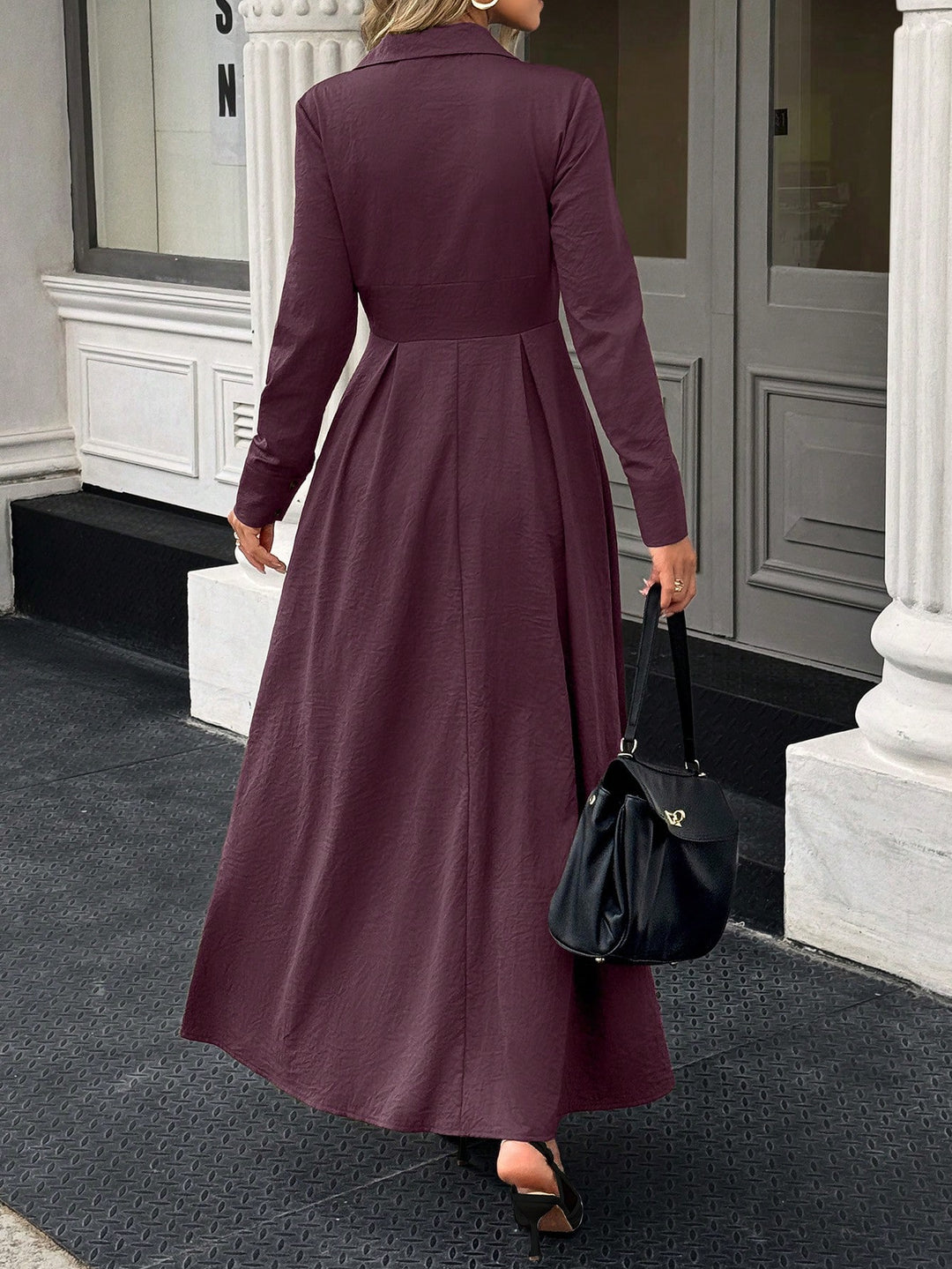 Rochie maxi SHEIN, vișiniu