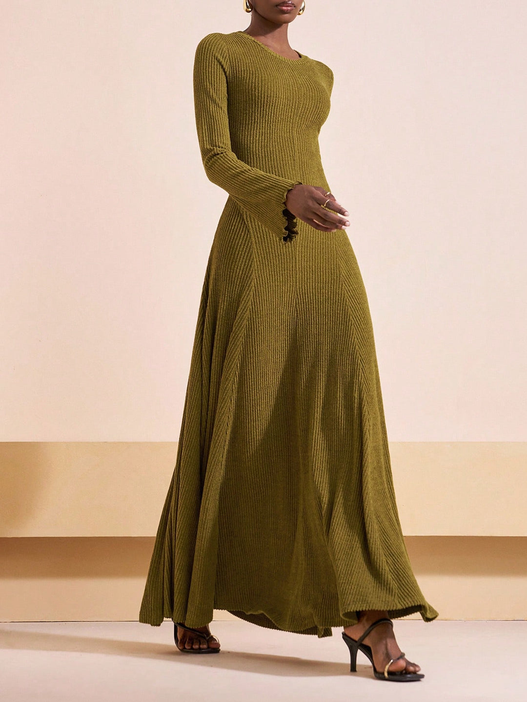 Rochie maxi SHEIN, galben