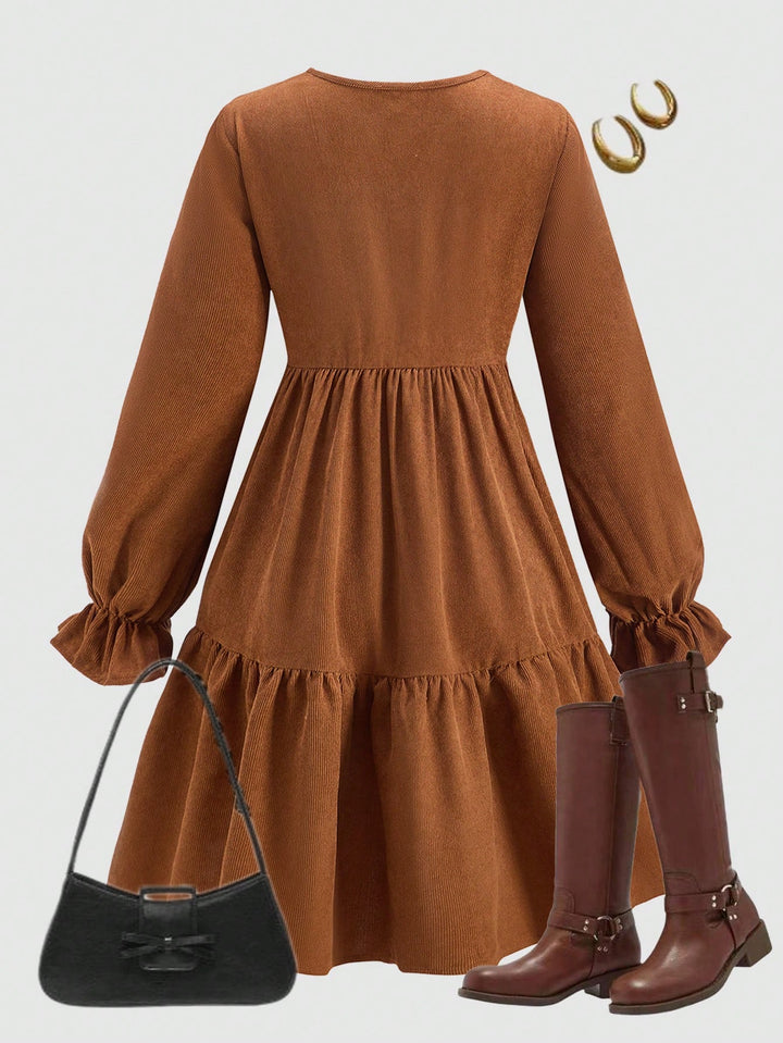 Rochie mini SHEIN, maro