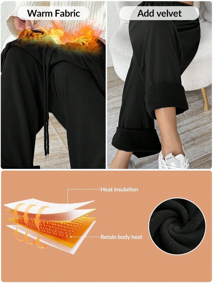 Pantaloni SHEIN, negru
