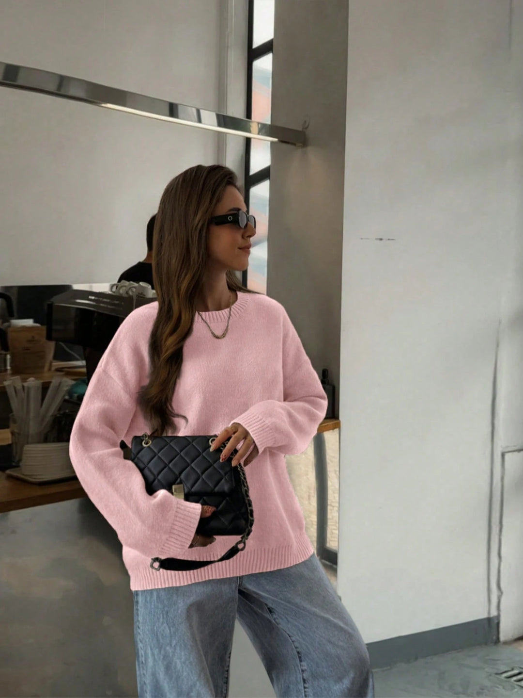 Pulover SHEIN, roz