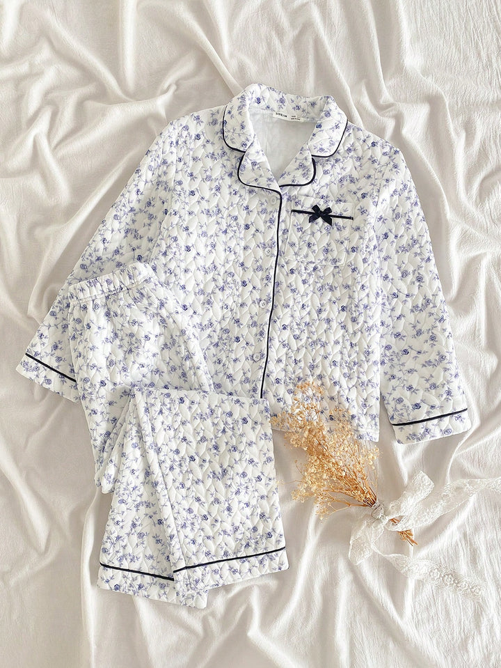 Pizsama szett, SHEIN, kék