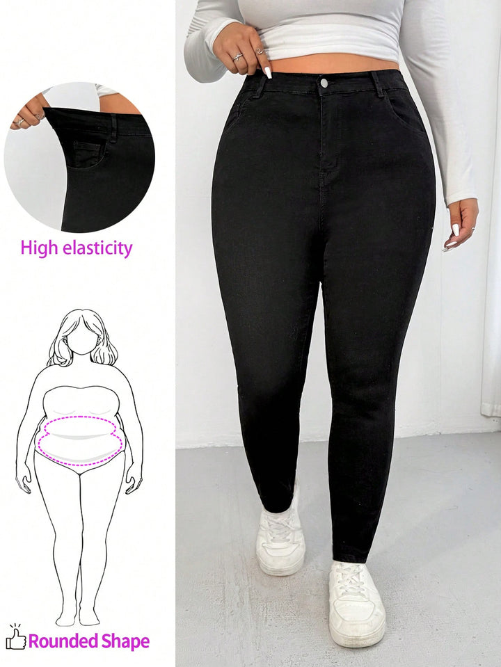 Jeans SHEIN, negru
