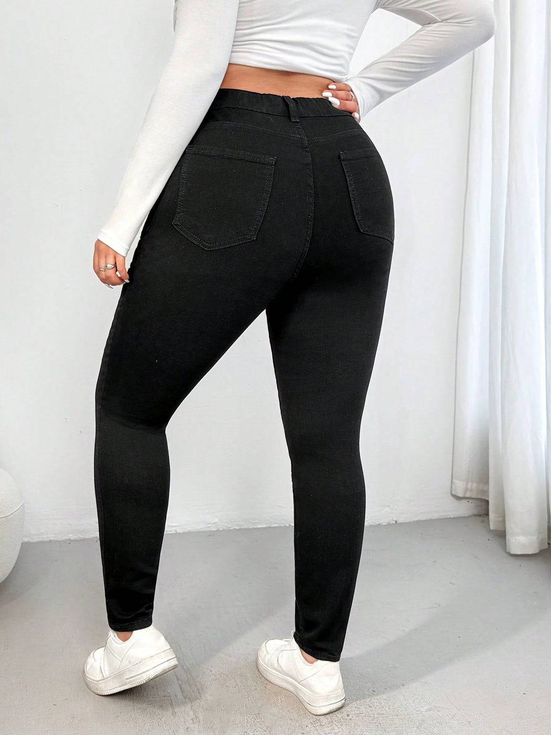Jeans SHEIN, negru
