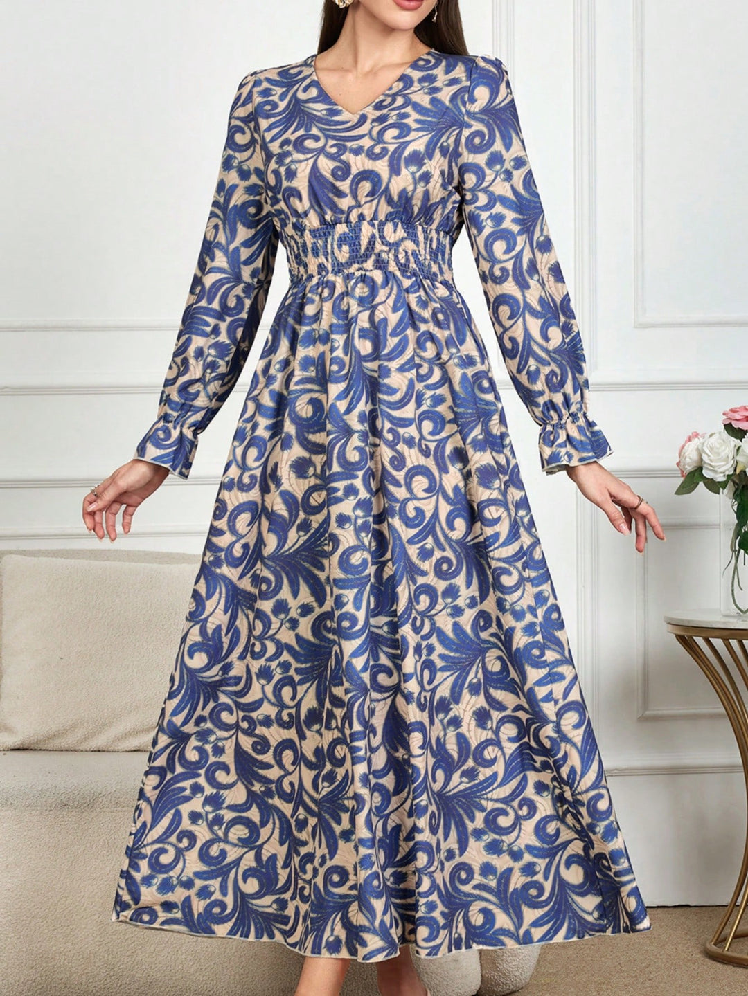 Rochie maxi SHEIN, albastru