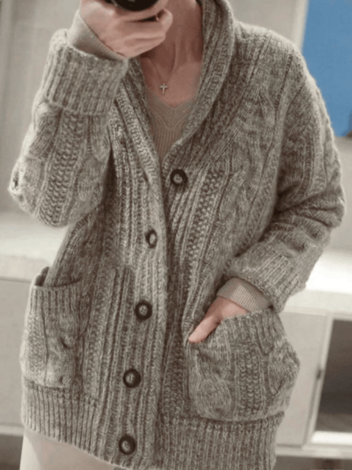 Cardigan SHEIN, kaki