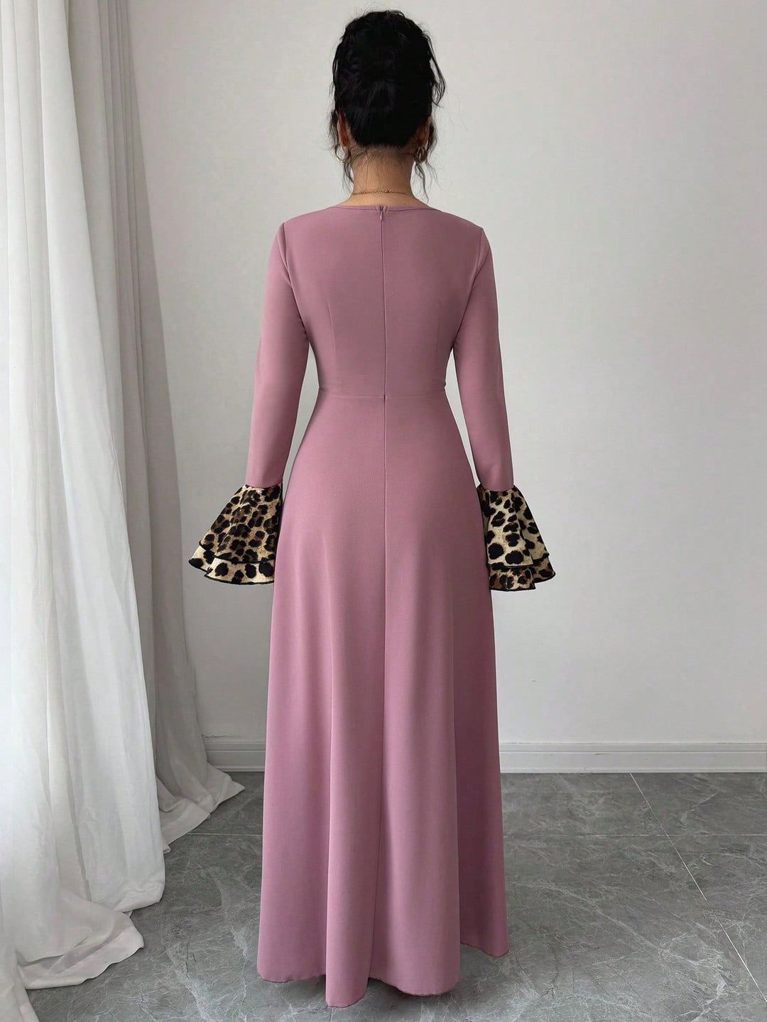 SHEIN Maxi ruha, rózsaszín