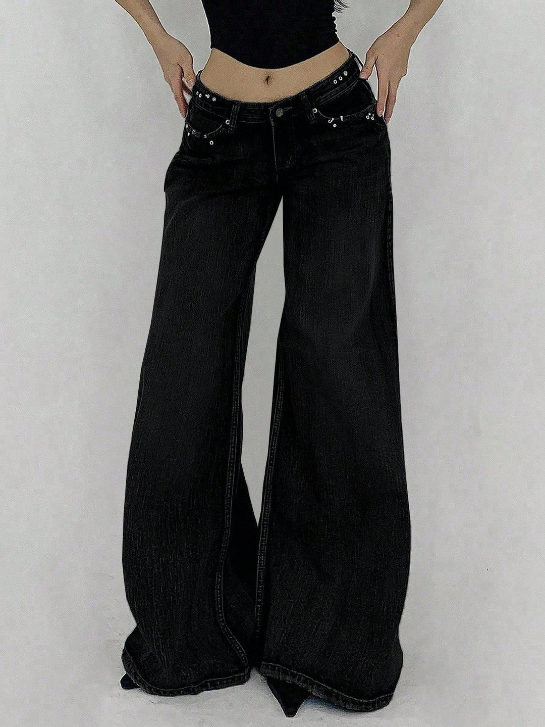 Jeans SHEIN, negru