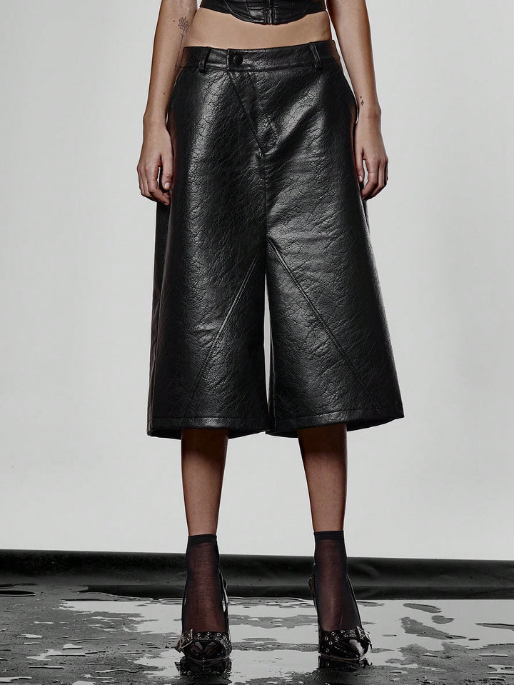 Pantaloni scurți SHEIN, negru