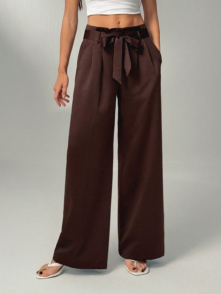 Pantalon SHEIN, maro