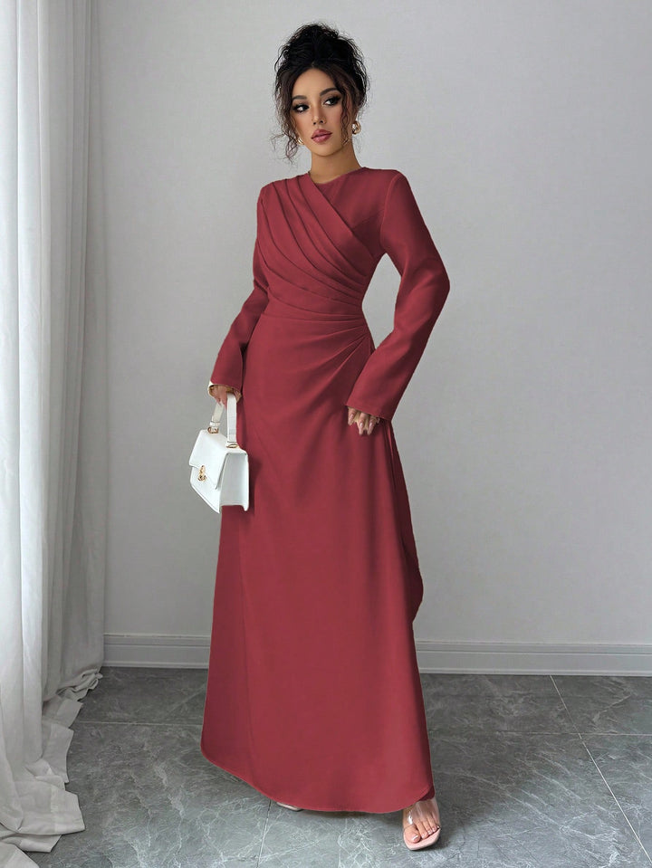 Rochie maxi SHEIN, vișiniu