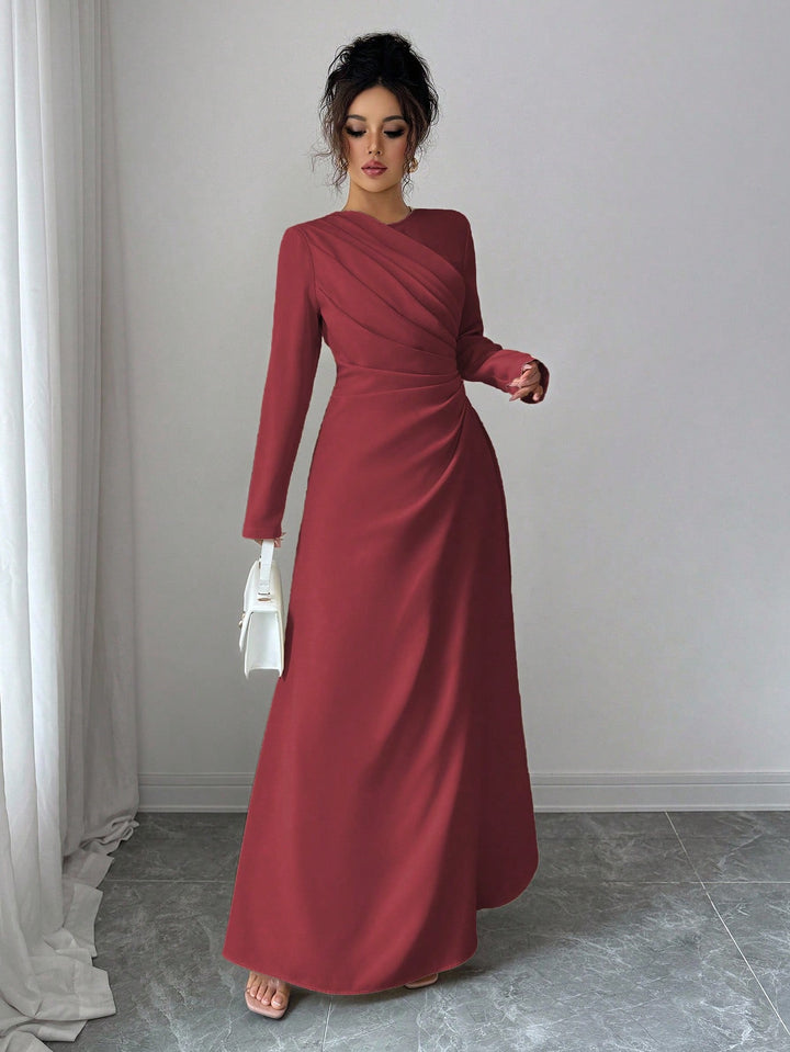 Rochie maxi SHEIN, vișiniu