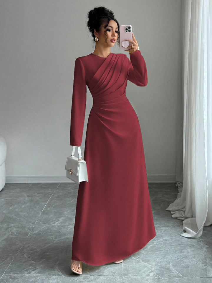 Rochie maxi SHEIN, vișiniu