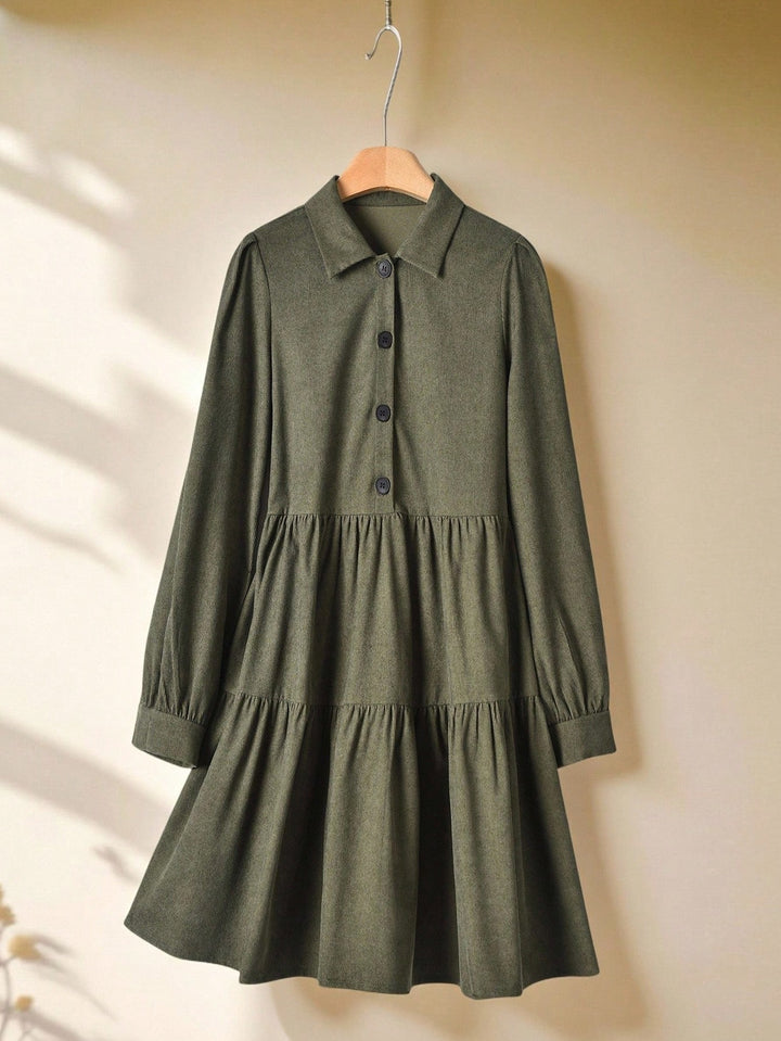 SHEIN rövid ruha, khaki