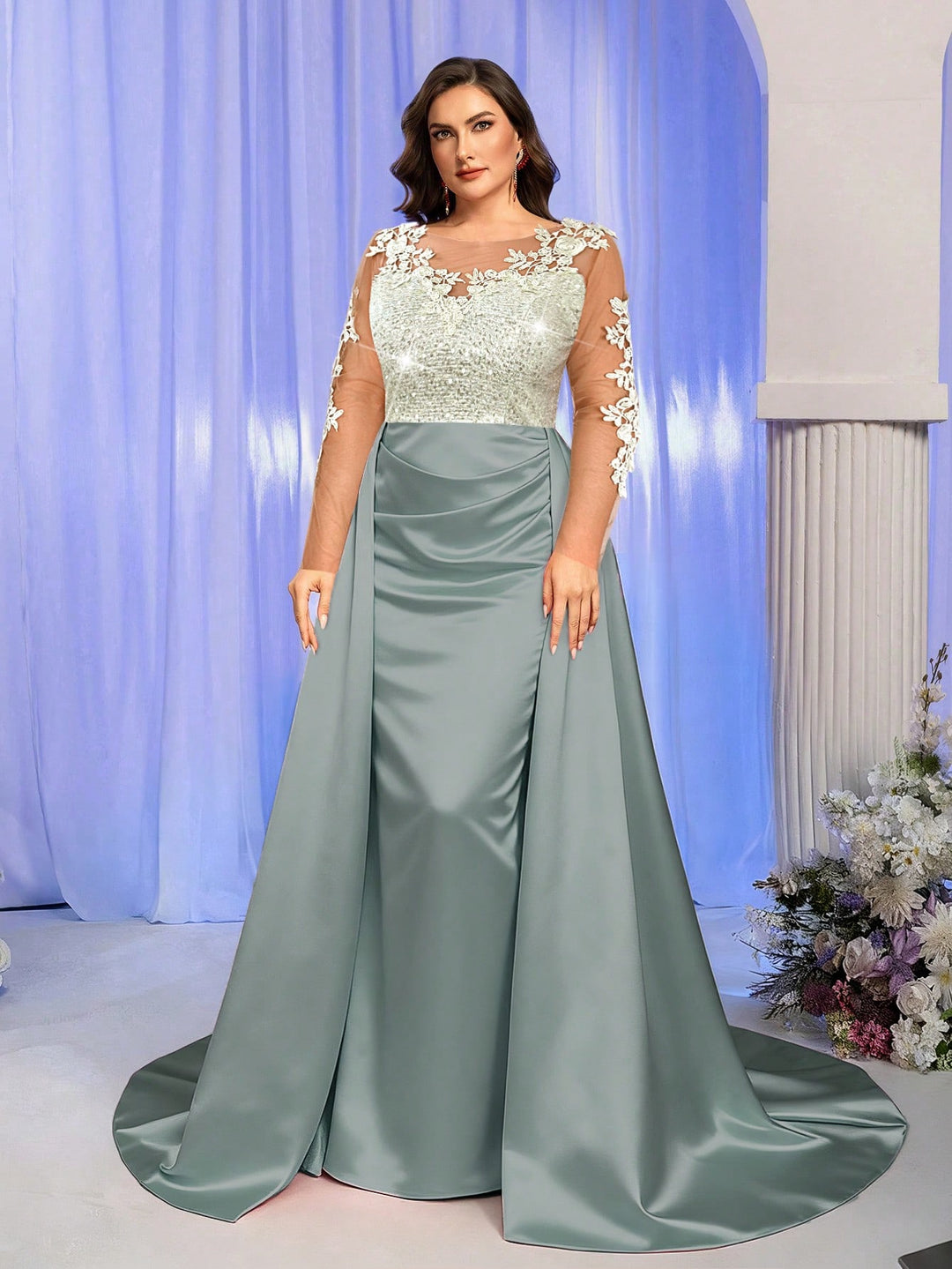 Rochie SHEIN, verde
