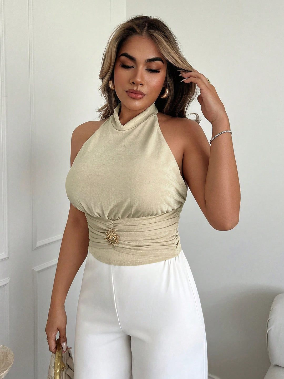Top SHEIN, bej
