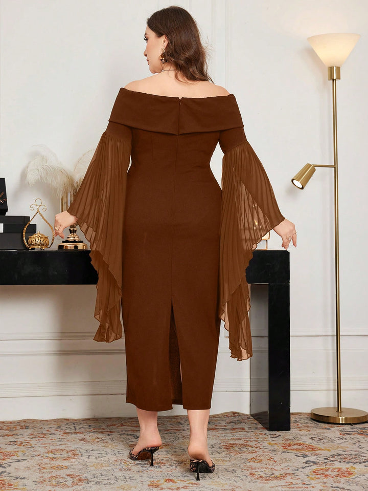 Rochie SHEIN, maro