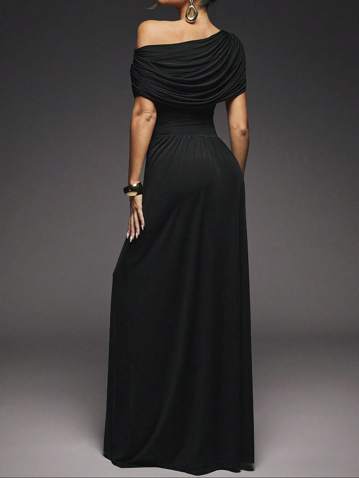 SHEIN maxi ruha, fekete