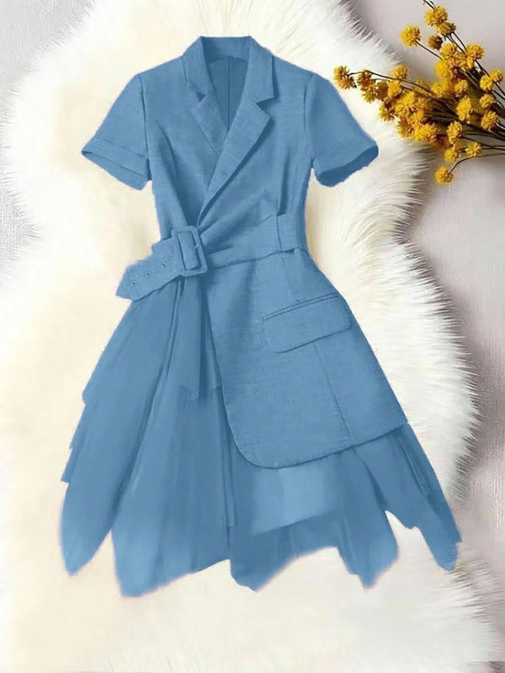Shein mini dress, blue