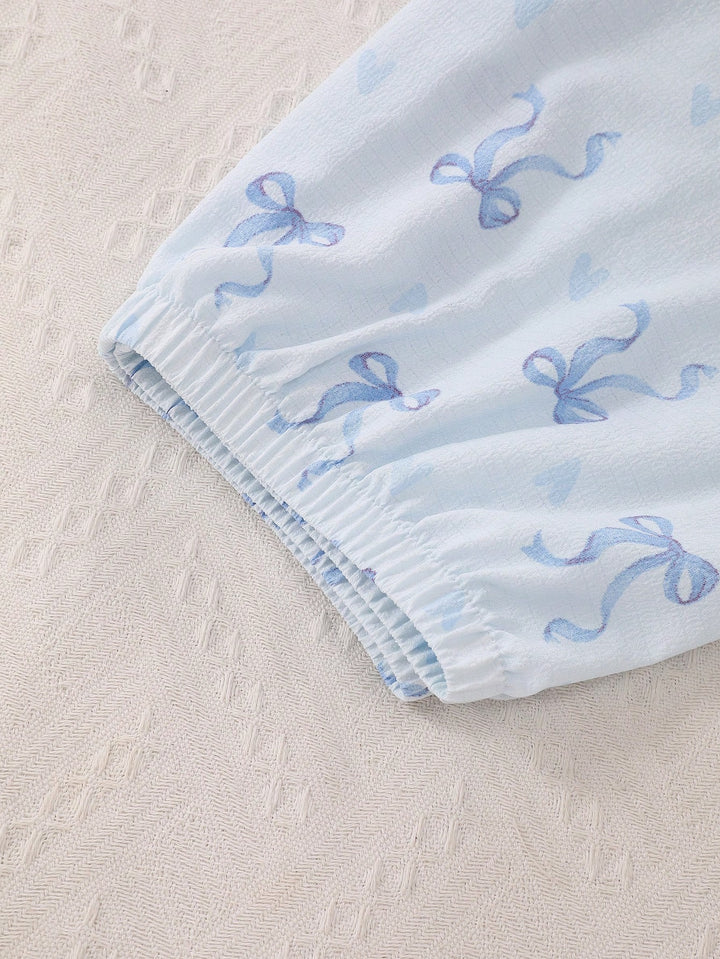 Pijama SHEIN, albastru