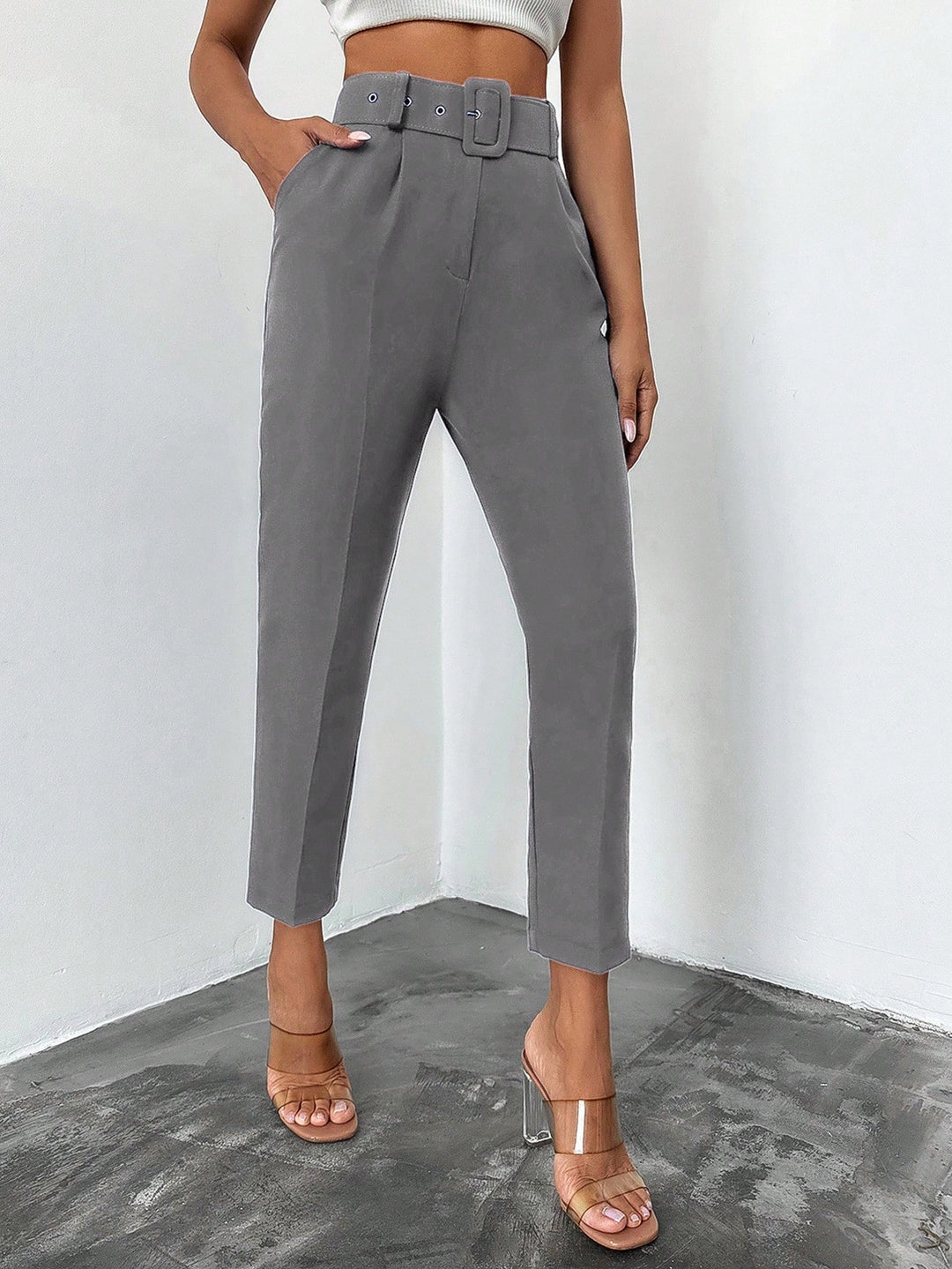 Pantalon SHEIN, gri