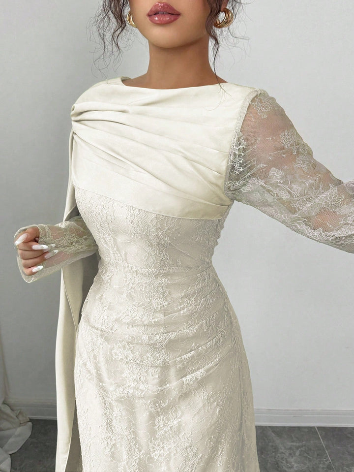 SHEIN Maxi Dress, Beige