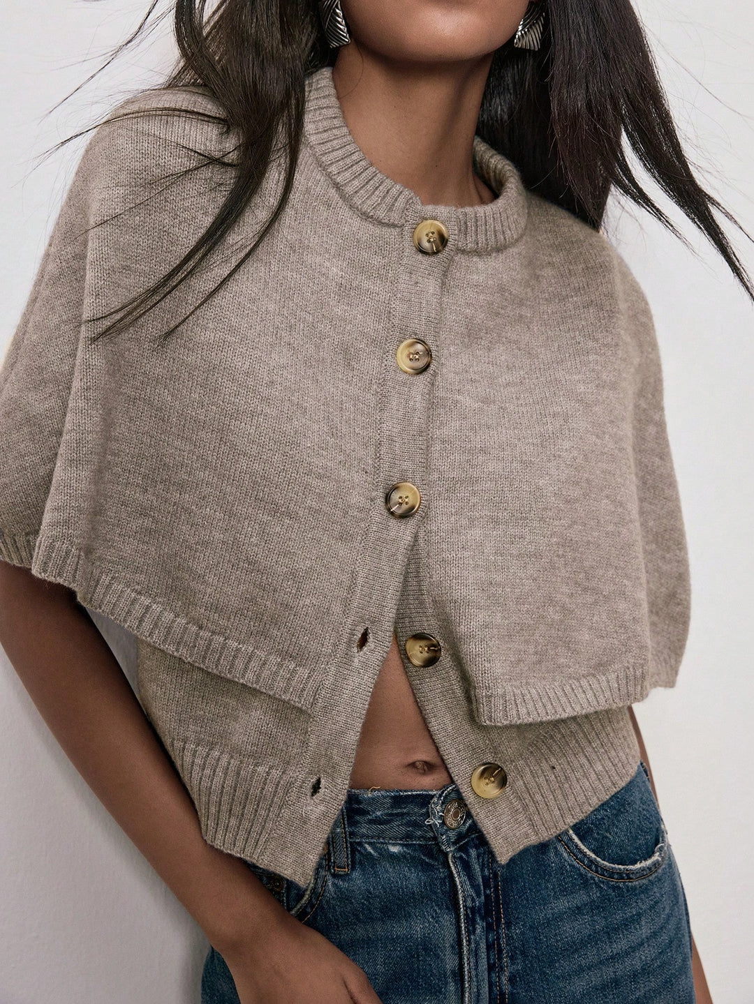 Cardigan SHEIN, gri