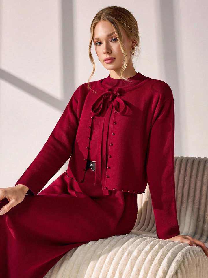 Compleu SHEIN, vișiniu