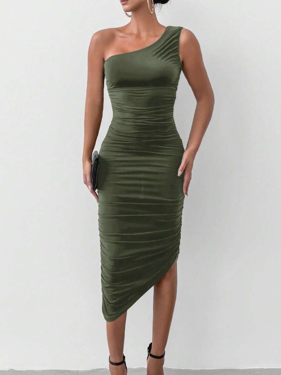 Rochie maxi SHEIN, verde