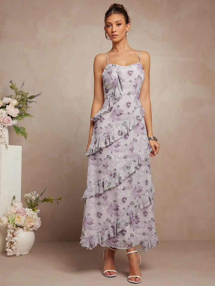 SHEIN maxi ruha, lila