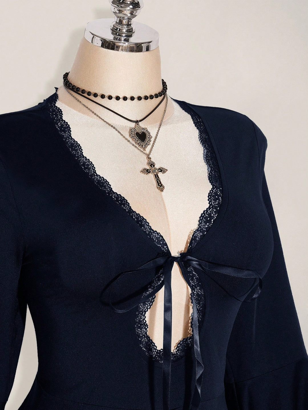 Shein Curve+ miniruha, kék